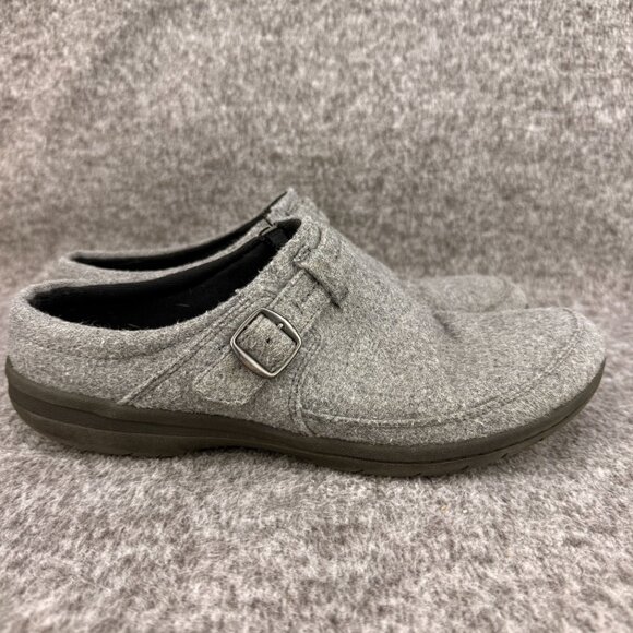 ✅Womens 10 Merrell Gray Wool-Blend Clogs Buckle Casual Comfort Fashion Shoe✅PET - Picture 7 of 13
